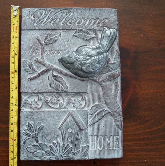 Nwt Stone welcome to our home sign - Picture 3 of 4